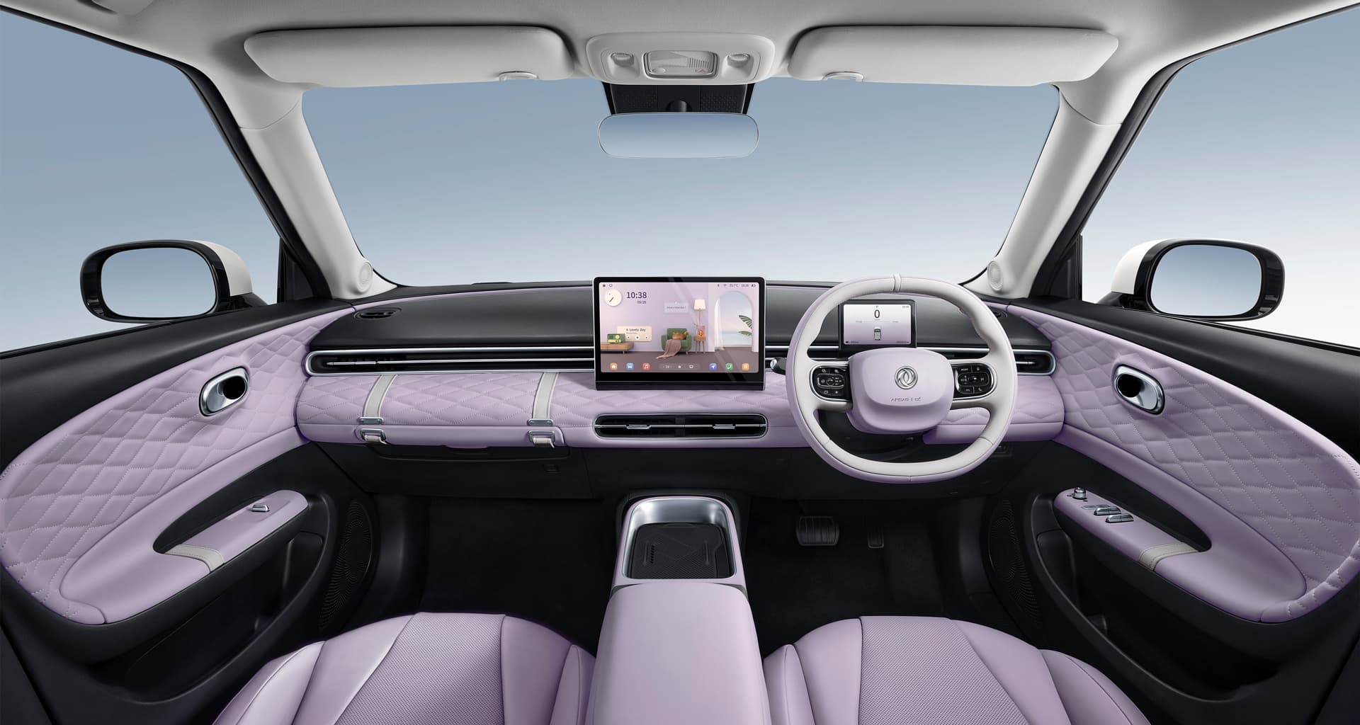 Dongfeng Box Purple & White interior